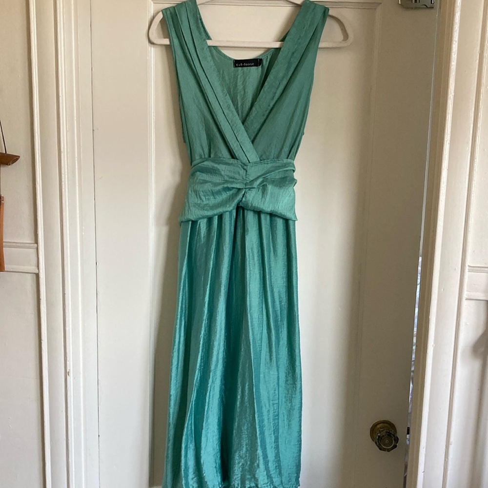 Elegant Teal Dress perfect for spring
